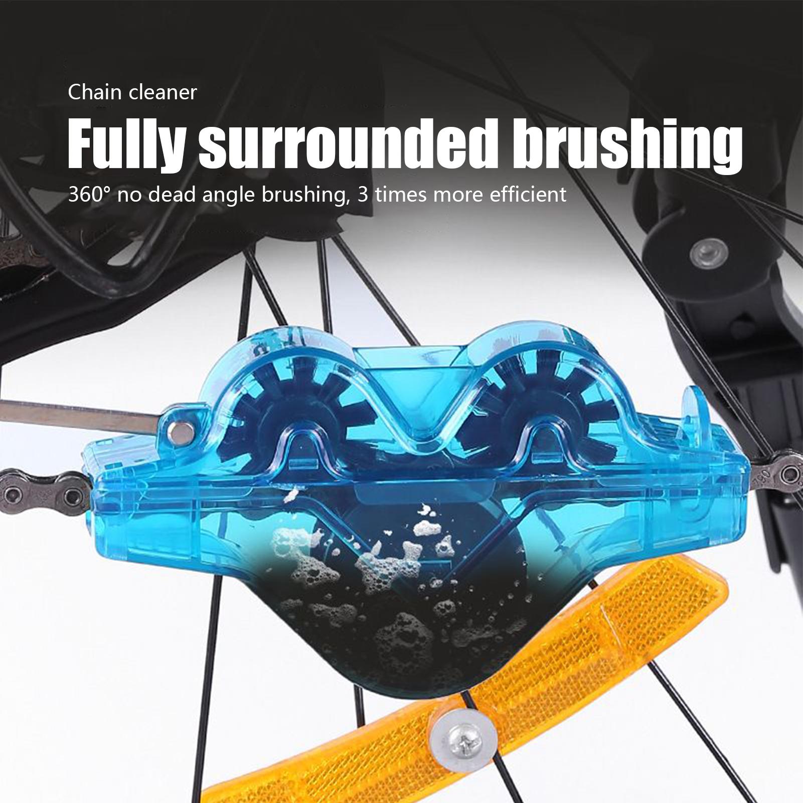 Bike Chain Cleaner - Alat Sikat Pembersih Rantai Sepeda dengan