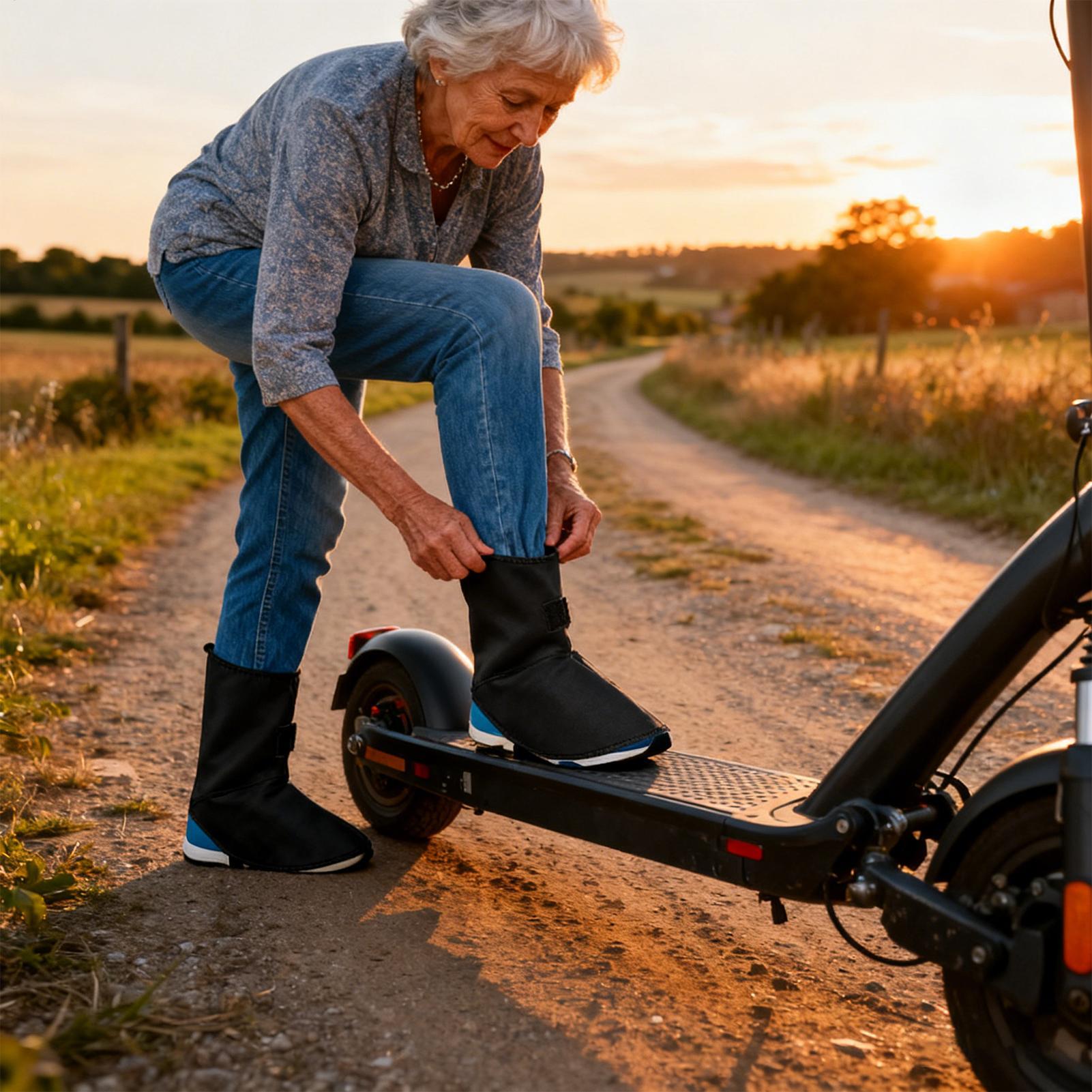 Cycling Gear Waterproof - Penutup Sepatu Bersepeda Tahan Air Penutup