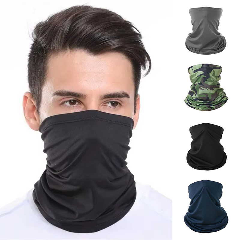 Cycling Buff Neck Warmer - Bandana Luar Ruangan Pria Mulus Balaclava