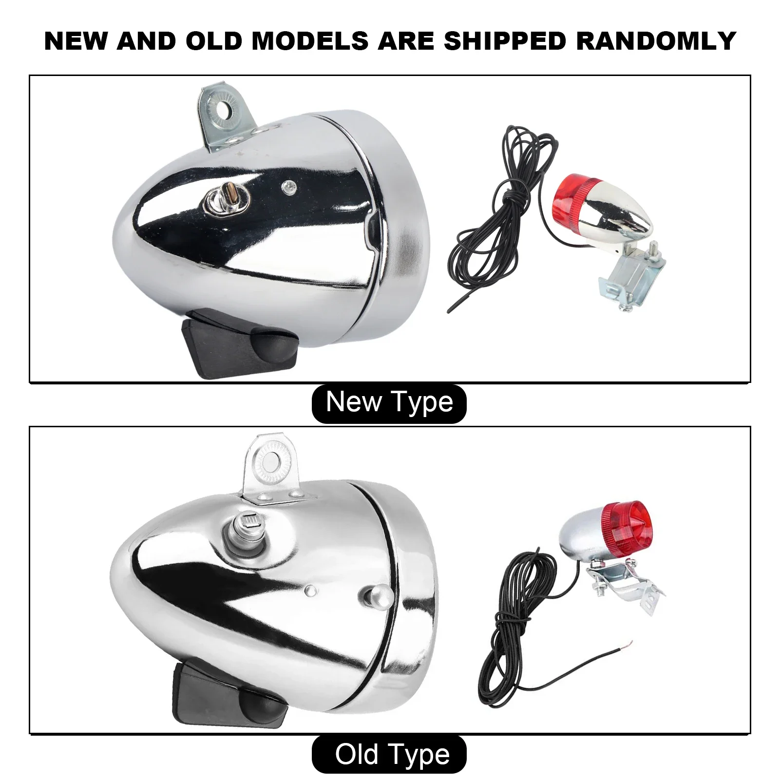 Bike Dynamo Light - Kit Lampu Depan dan Belakang Dinamo
