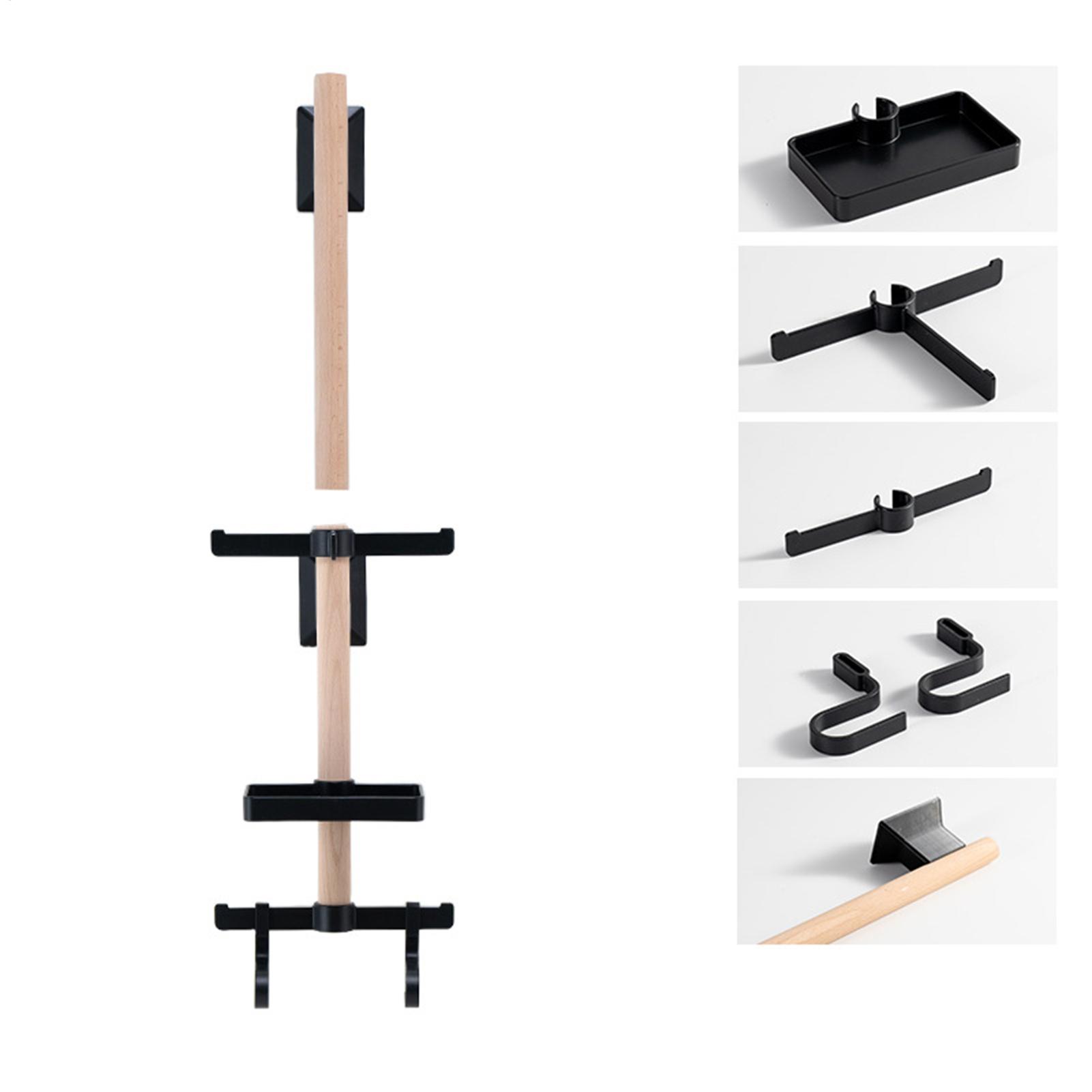 Cycling Gear Wall Organizer - Rak Pengatur Perlengkapan Bersepeda Vertikal, Penyangga