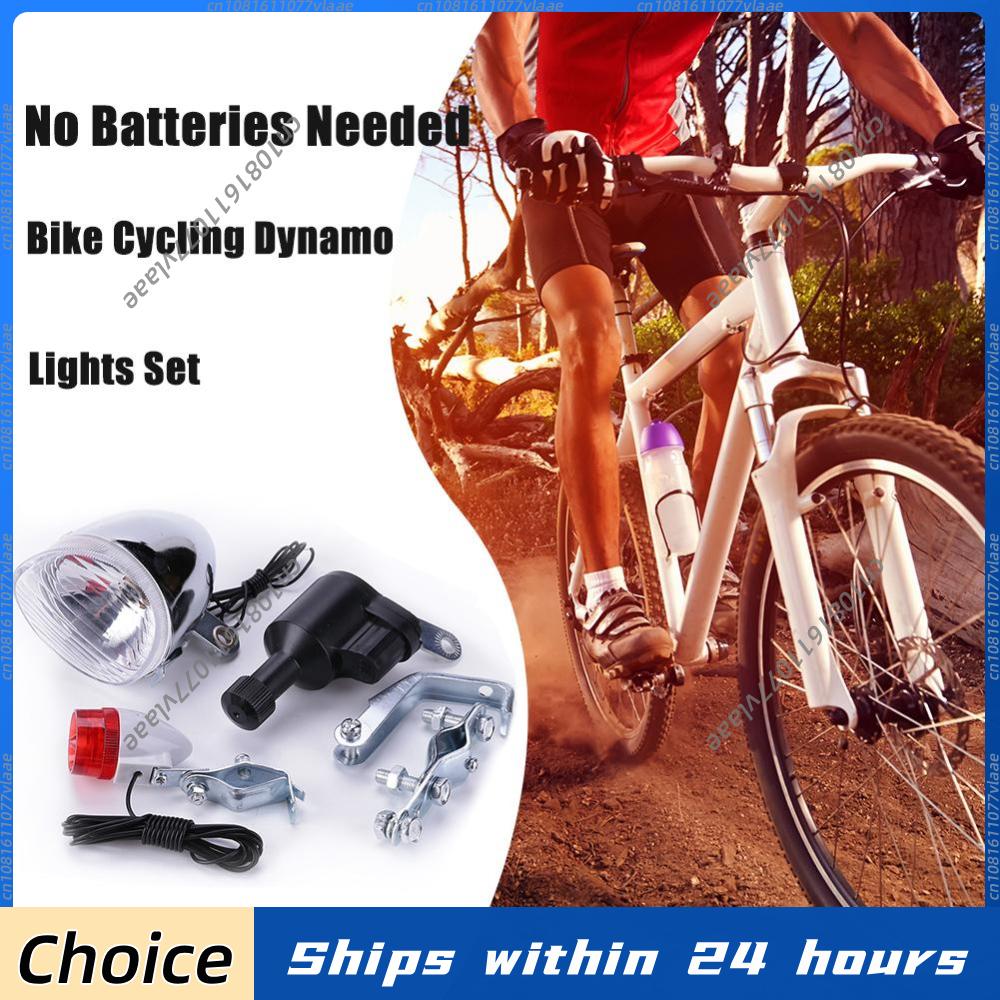 Bike Dynamo Light - Set Lampu Dinamo Sepeda, Lampu Depan