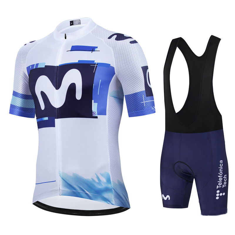 Cycling Gear Man - Setelan Jersey Bersepeda Musim Panas Tim
