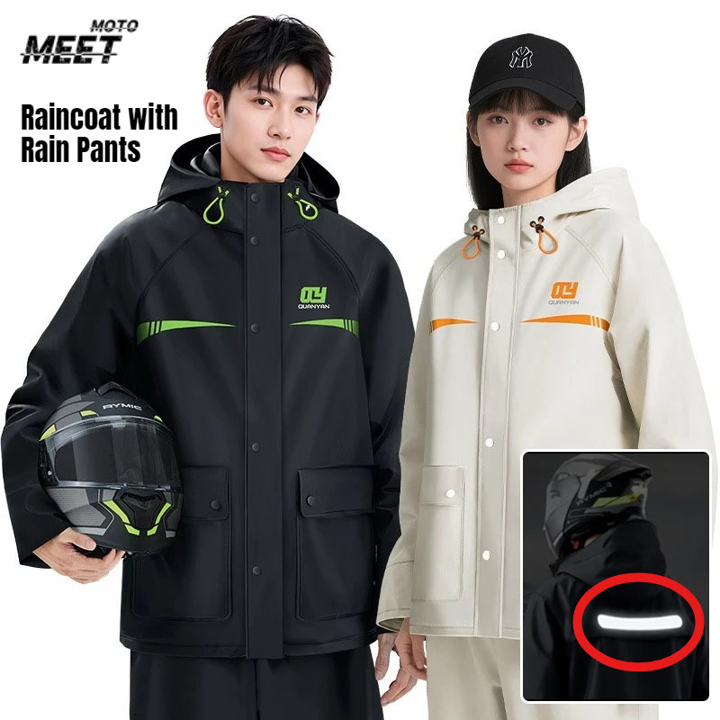 Cycling Gear Waterproof - Jas Hujan Anti Air dengan Celana