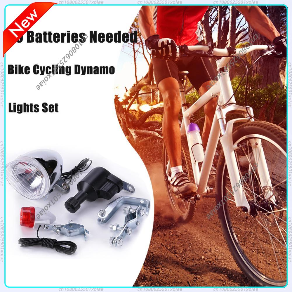 Bike Dynamo Light - Set Lampu Dinamo Sepeda untuk Keamanan,