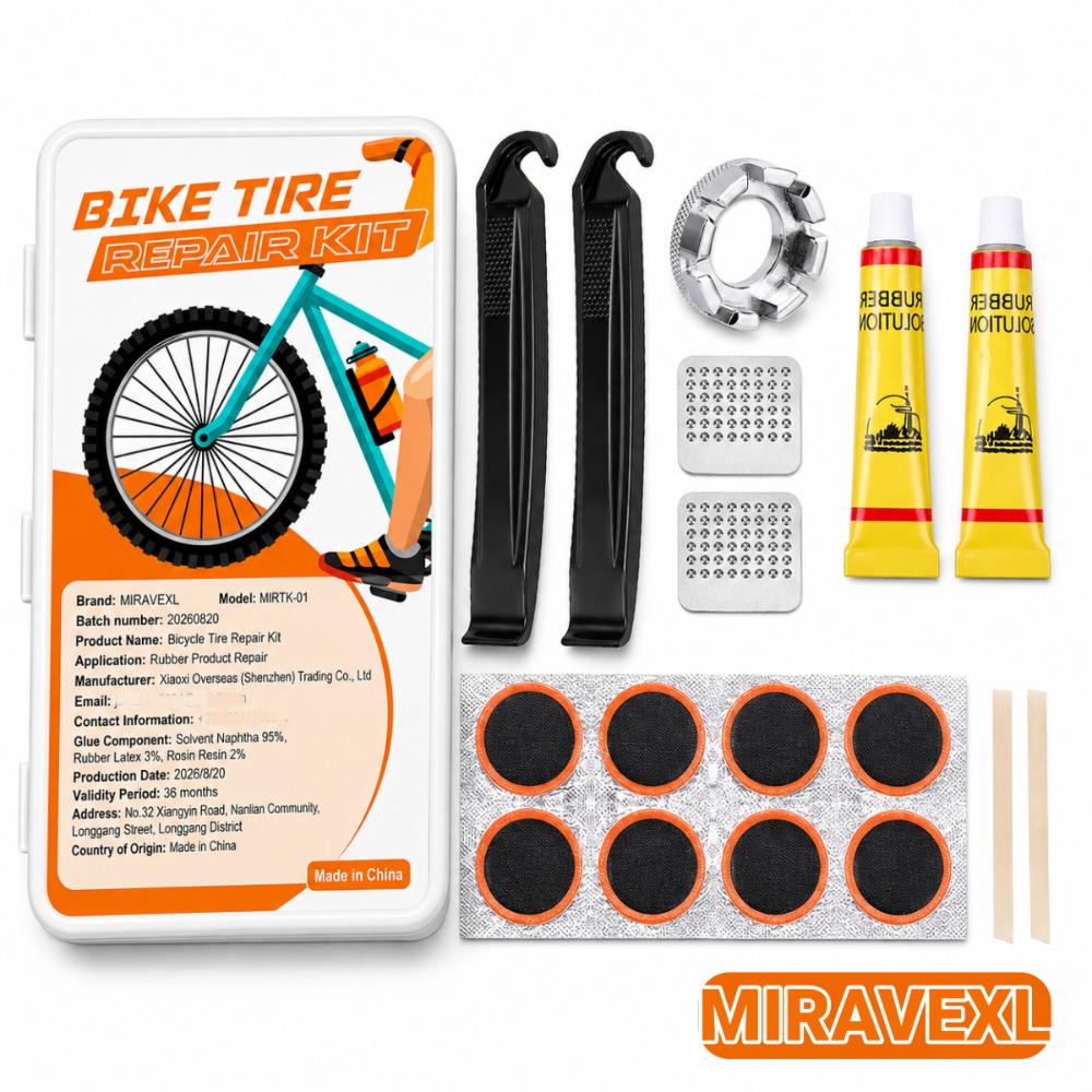 Bicycle Repair Kit - Perlengkapan Perbaikan Ban Sepeda, Perlengkapan Tambalan