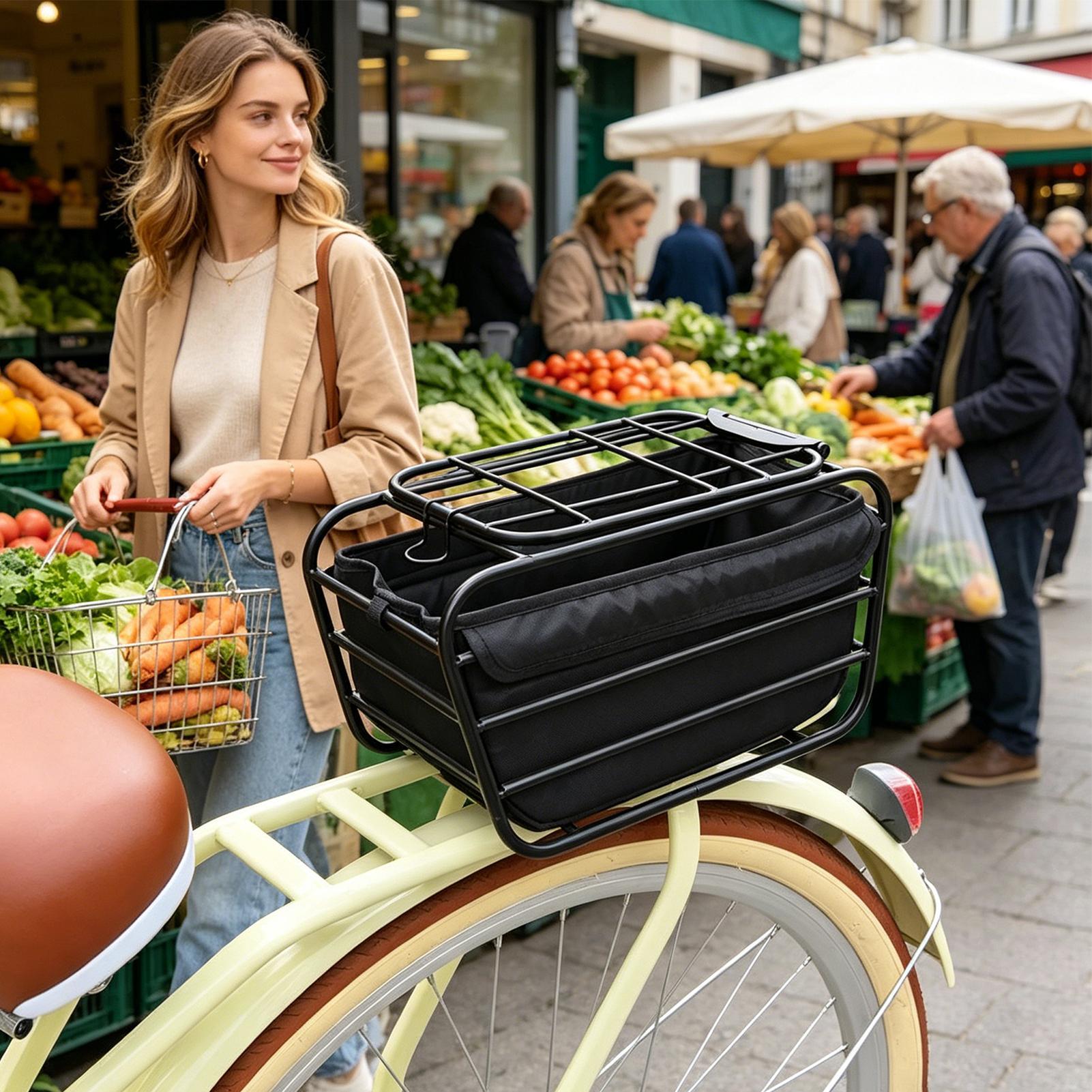 Keranjang Sepeda untuk Rak Bel - Bike Cargo Rack ulasan dan harga