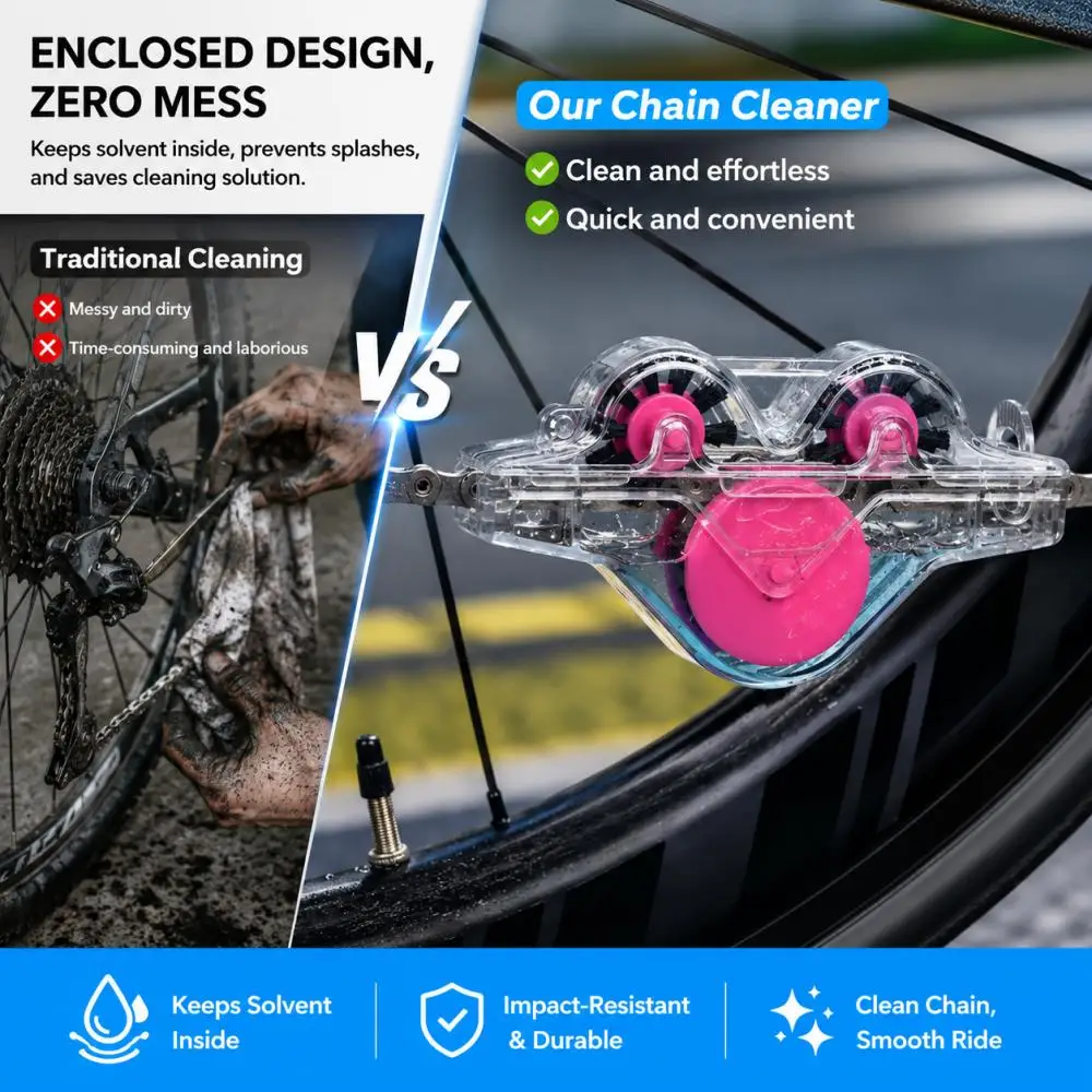 Alat Pembersih Rantai Sepeda M - Bike Chain Cleaner ulasan dan harga