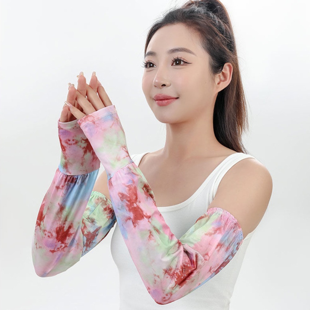 Sarung Tangan Panjang Sutra Es - Cycling Gloves ulasan dan harga