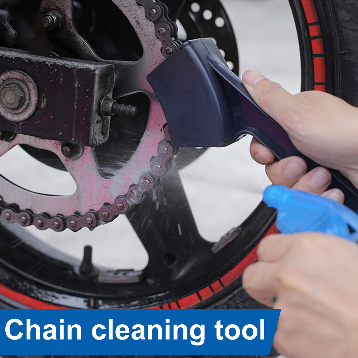 Pembersih Rantai Sepeda Motor  - Bike Chain Cleaner ulasan dan harga