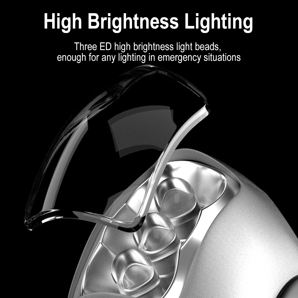 BORUIT Senter LED Engkol Tanga - Bike Dynamo Light ulasan dan harga