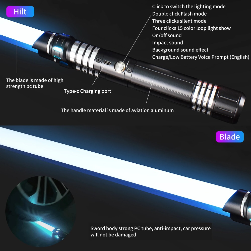 DD-Color LED Light Saber Alumi - Cycling Quads ulasan dan harga