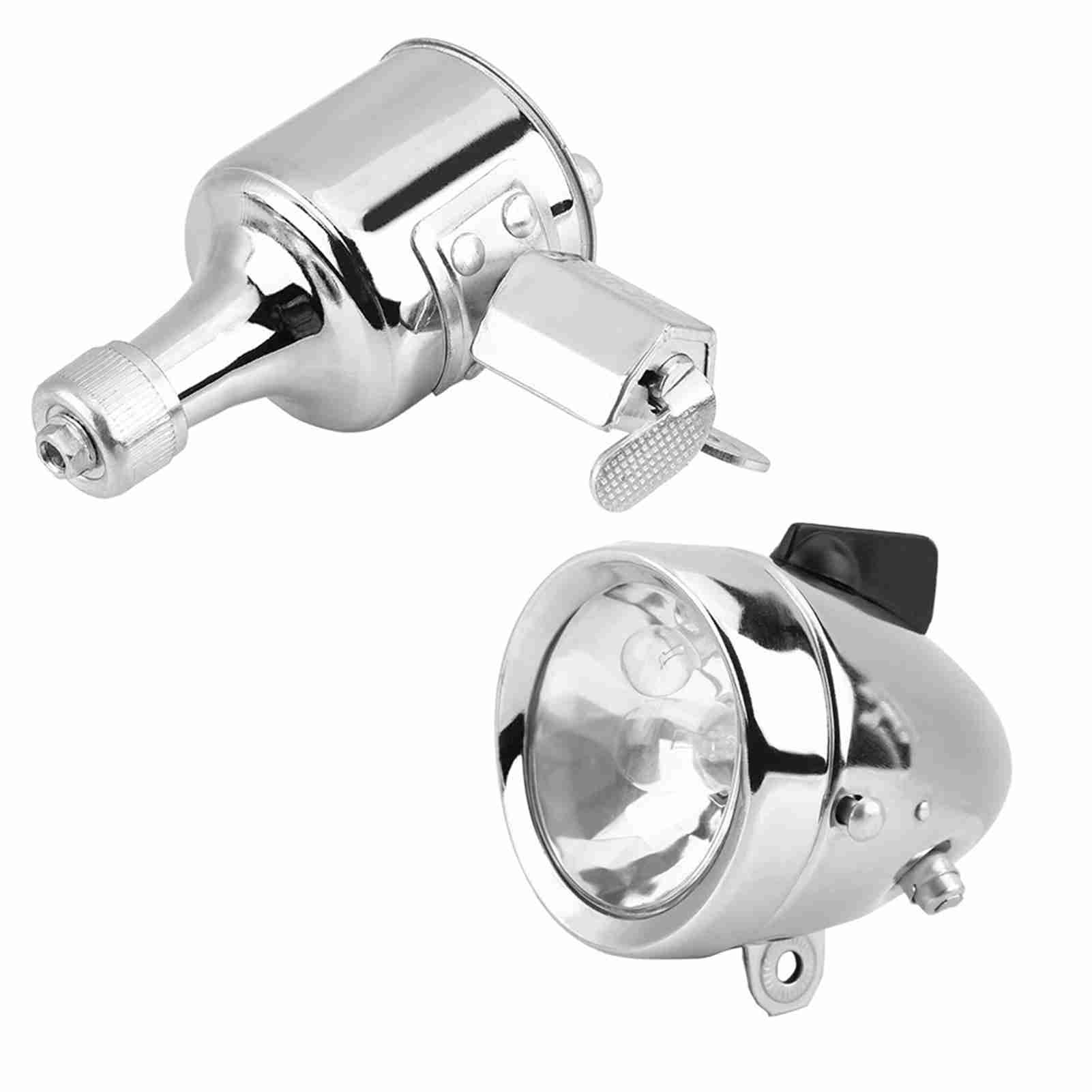 Kit Lampu Depan Belakang LED 1 - Bike Dynamo Light ulasan dan harga