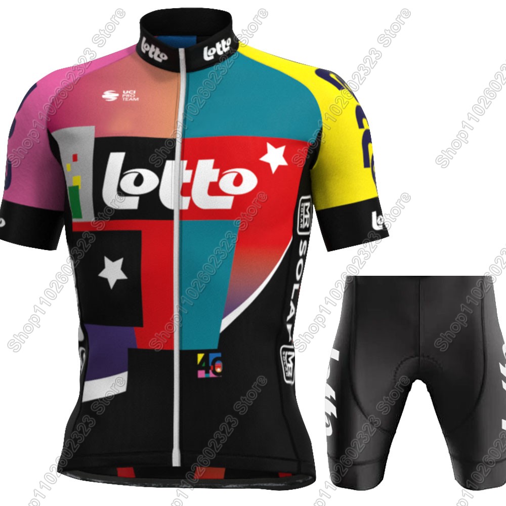 Set Jersey Bersepeda Tim Lotto - Cycling Gear Waterproof ulasan dan harga