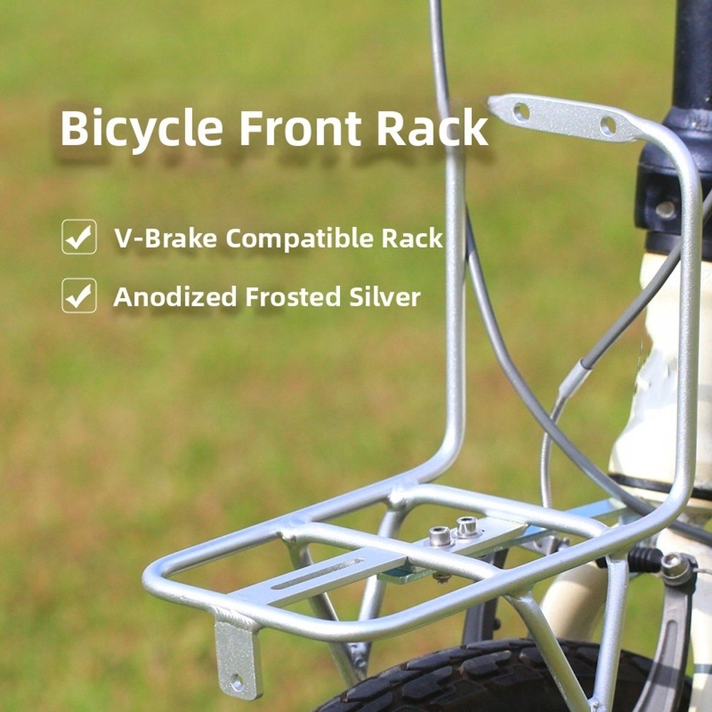 Rak Keranjang Depan dari Alumi - Bike Cargo Rack ulasan dan harga