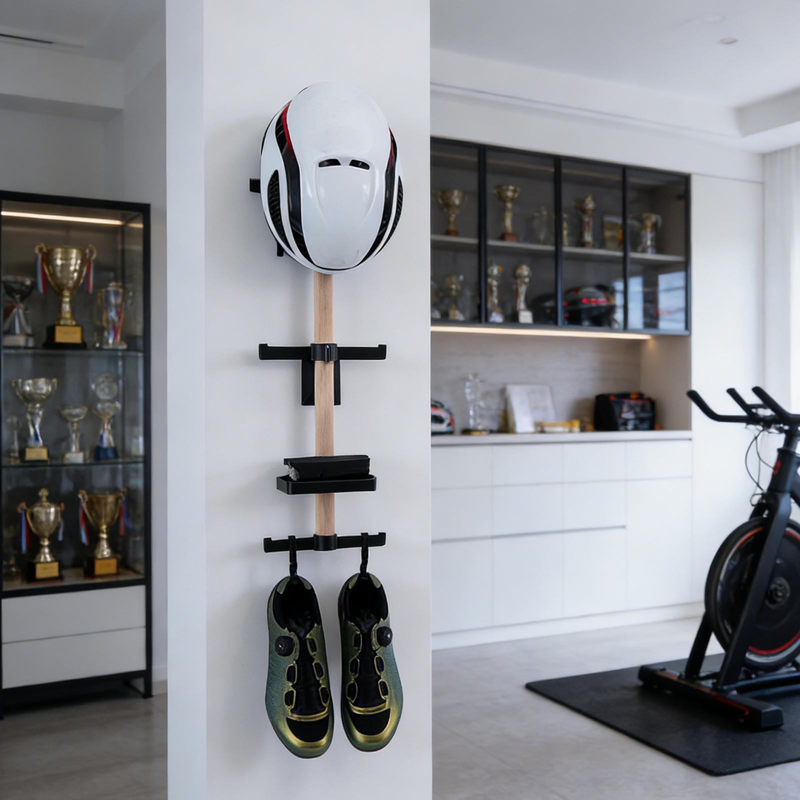 Rak Pengatur Perlengkapan Bers - Cycling Gear Wall Organizer ulasan dan harga