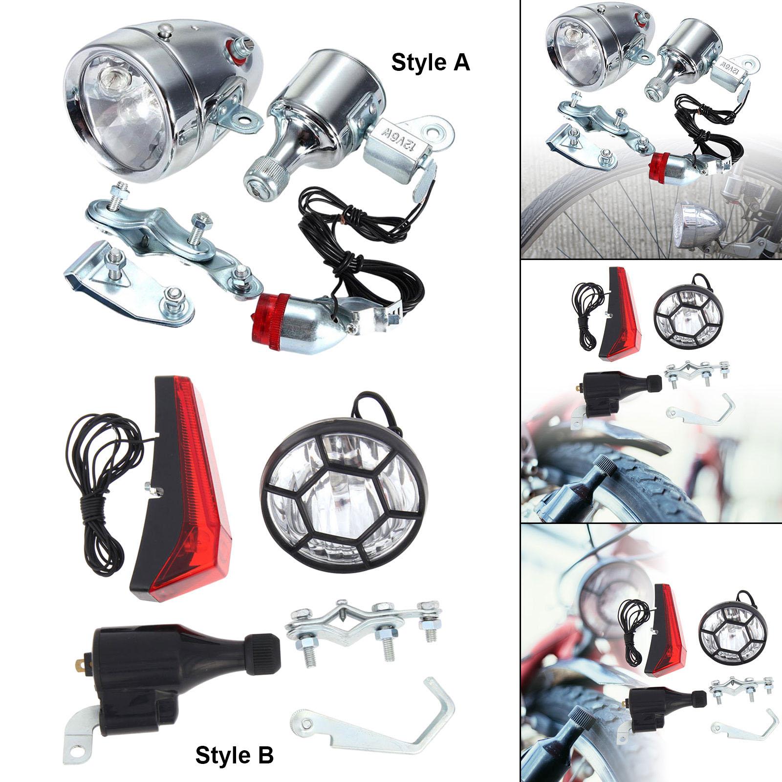 Set Lampu Sepeda Dynamo Mudah  - Bike Dynamo Light ulasan dan harga