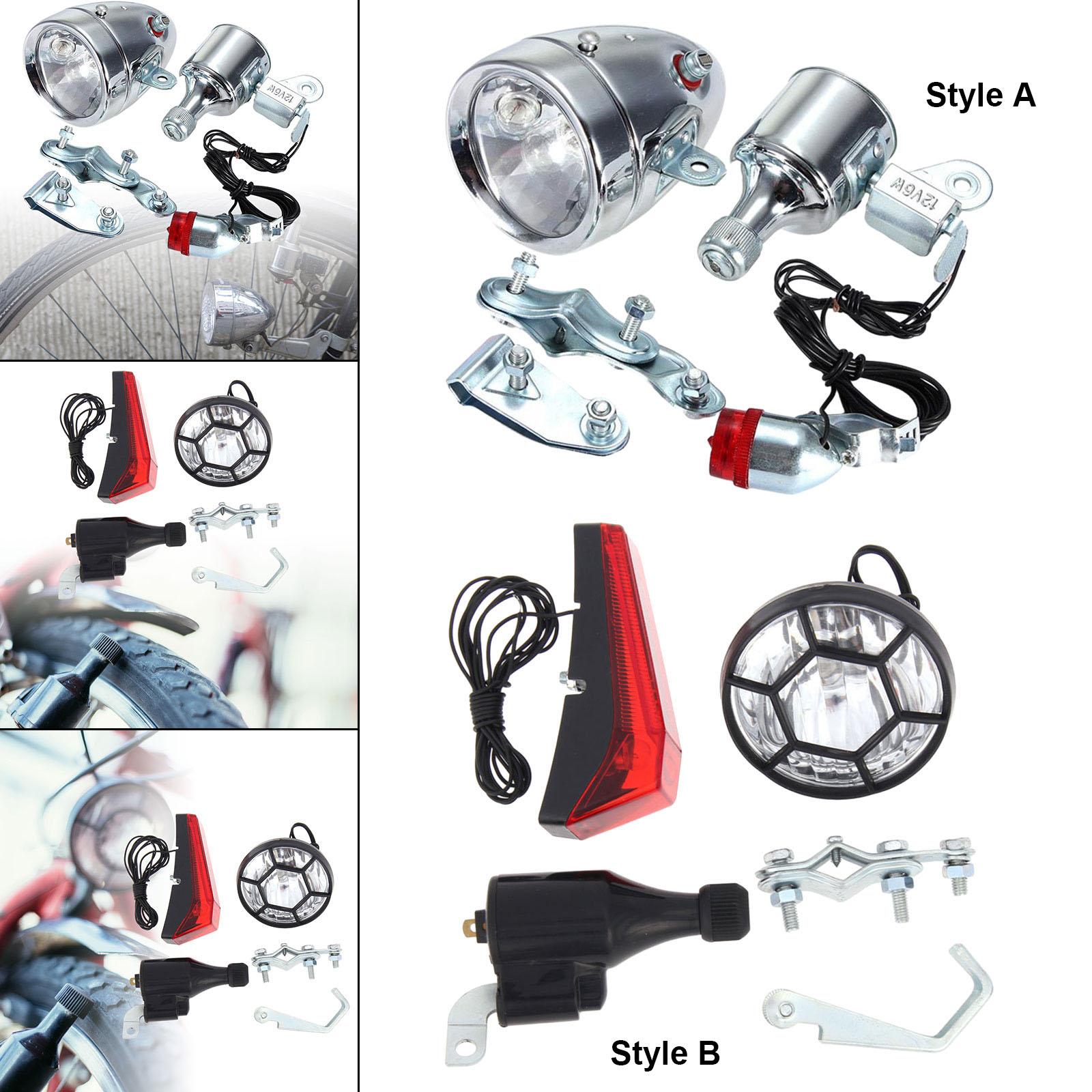 Set Lampu Sepeda Dynamo Mudah  - Bike Dynamo Light ulasan dan harga
