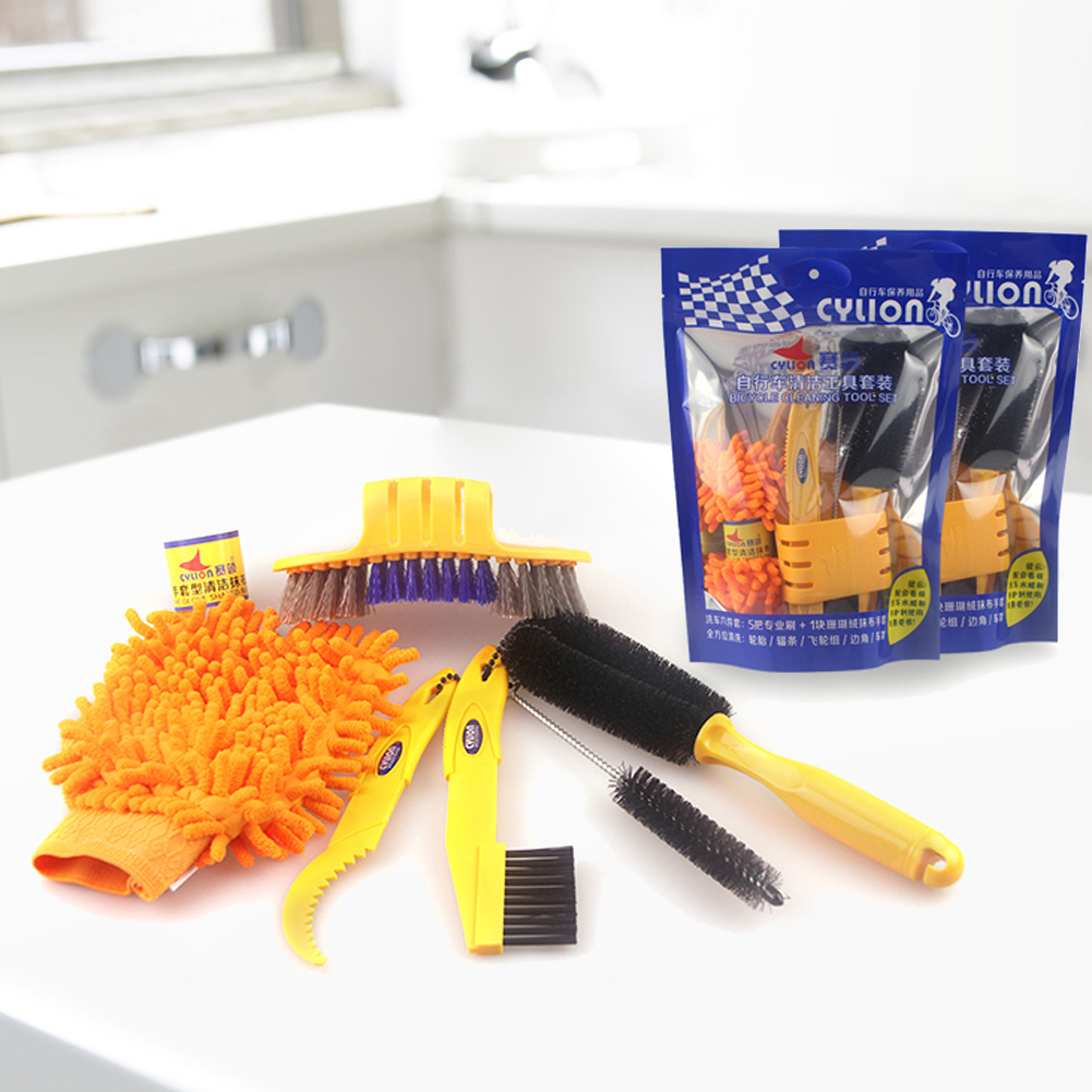 6Pcs Set Alat Pembersih Rantai - Bike Chain Cleaner ulasan dan harga