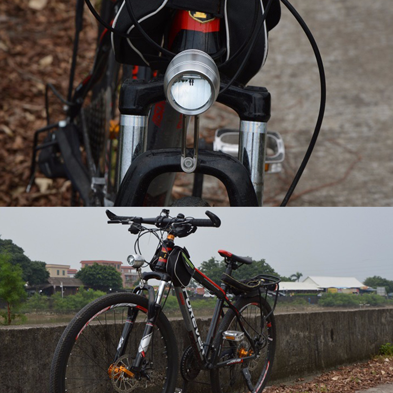Lampu depan sepeda dengan kabe - Bike Dynamo Light ulasan dan harga