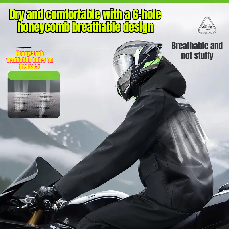 Jas Hujan Anti Air dengan Cela - Cycling Gear Waterproof ulasan dan harga