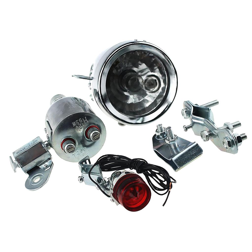 Kit Lampu Depan dan Belakang S - Bike Dynamo Light ulasan dan harga