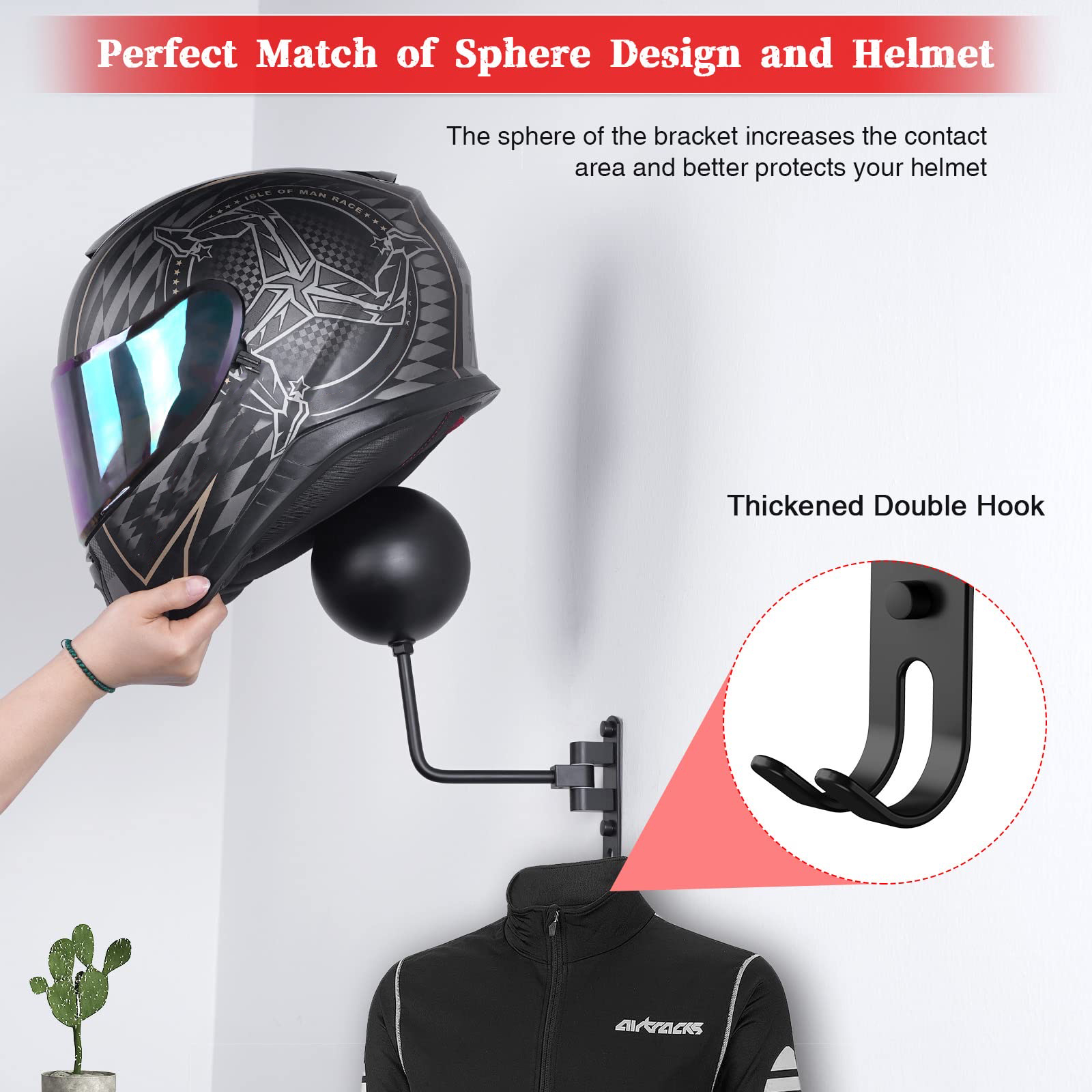 Tempat Penyimpanan Helm Sepeda - Cycling Gear Wall Storage ulasan dan harga