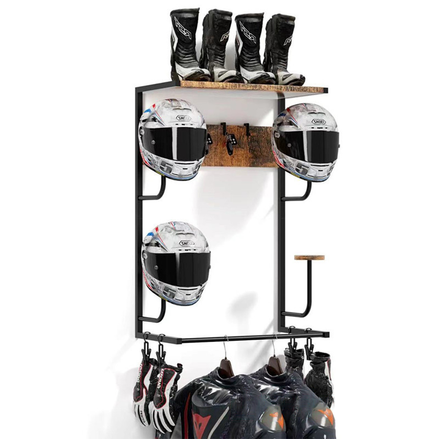 Tempat Helm Sepeda Motor, Rak  - Cycling Gear Wall Organizer ulasan dan harga