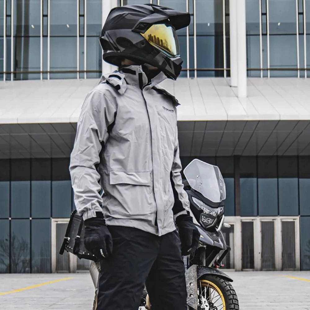Jas hujan sepeda motor pria da - Cycling Gear Waterproof ulasan dan harga
