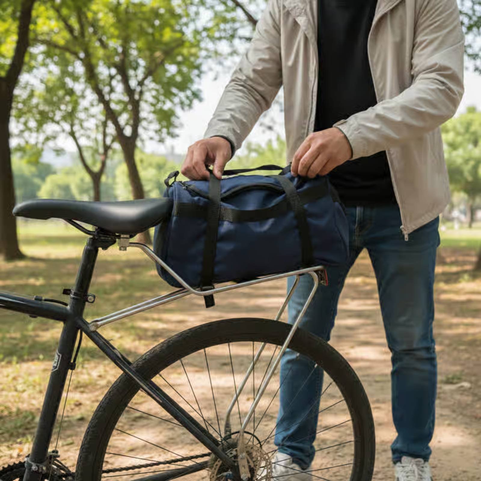 Rak Belakang Sepeda Pemasangan - Bike Cargo Rack ulasan dan harga